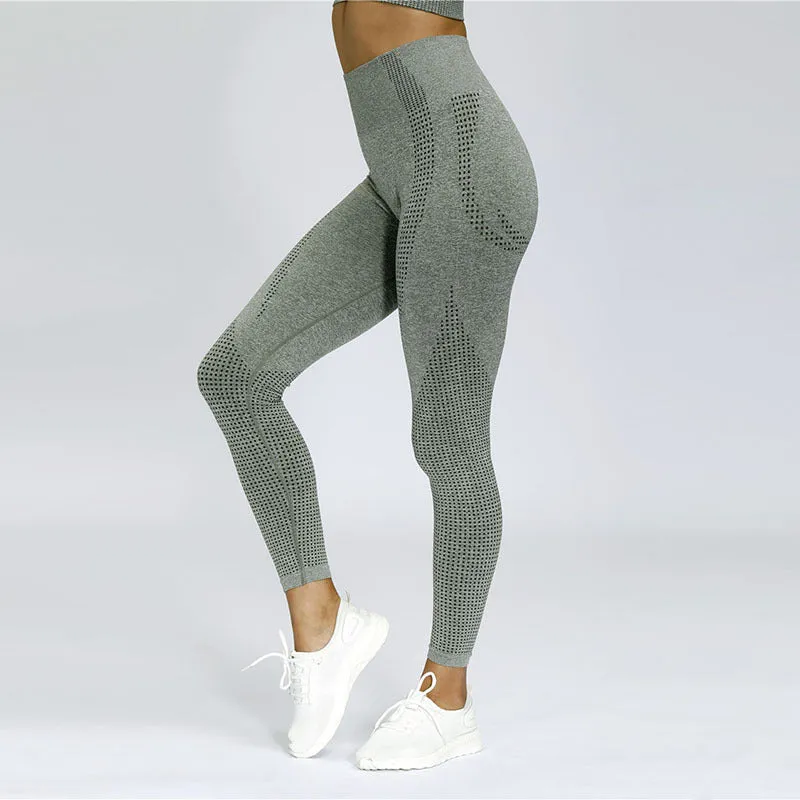 Womens  Activewear Sweat Fitness Gym Yoga  High Waist Seamless Leggings