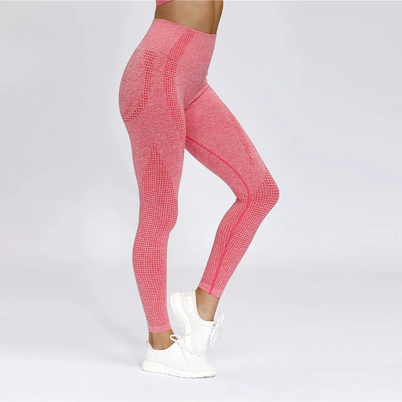Womens  Activewear Sweat Fitness Gym Yoga  High Waist Seamless Leggings