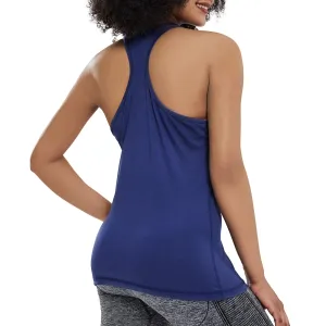 Women's Athletic Workout Racerback Tank Top Sleeveless Shirts