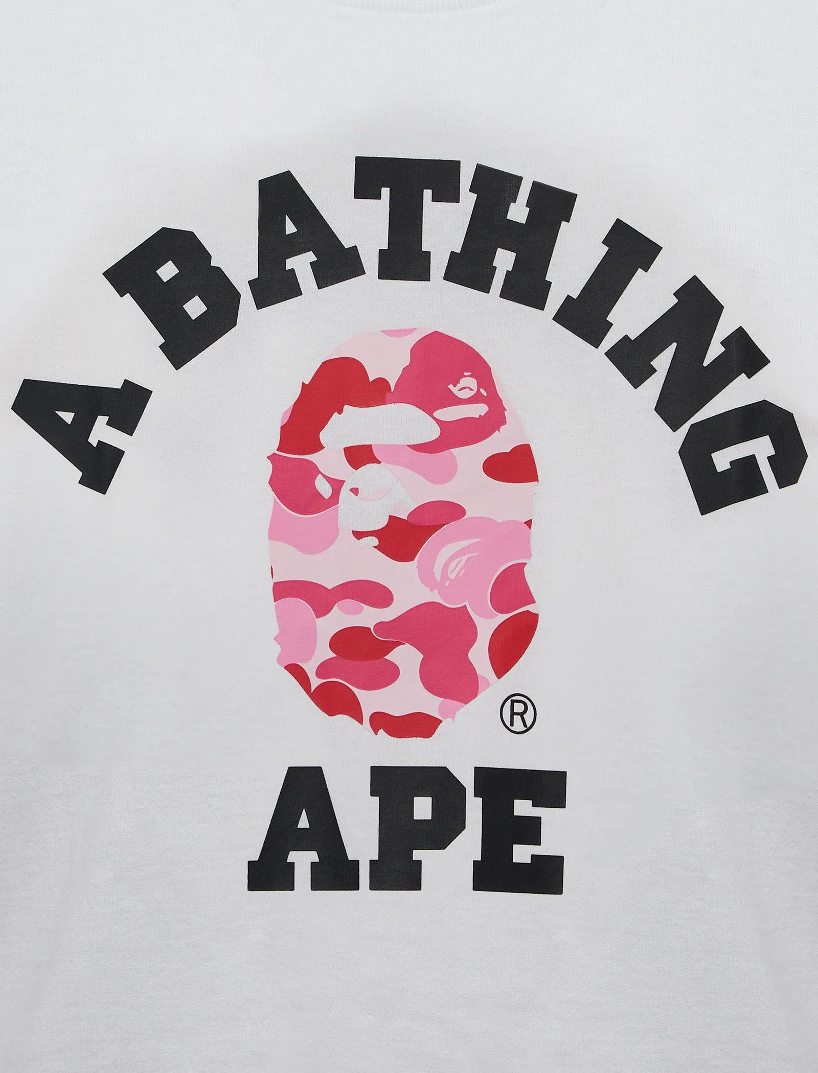 WOMEN'S CAMO COLLEGE TEE