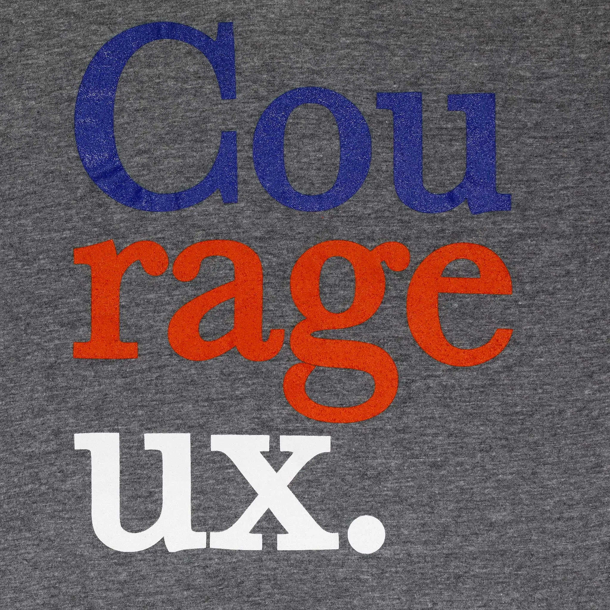Women's - Cou-rage-eux Grey V-Neck T-Shirt