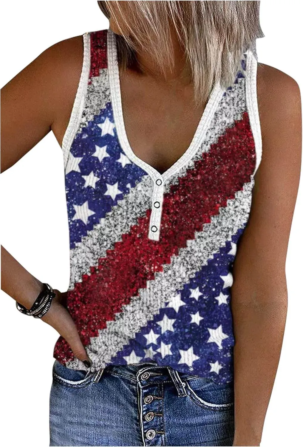 Womens Mandala Vintage Graphic Racerback Tank Tops Summer Casual Loose O-Neck Tanks Vest Vacation Classic-Fit Shirt Cami