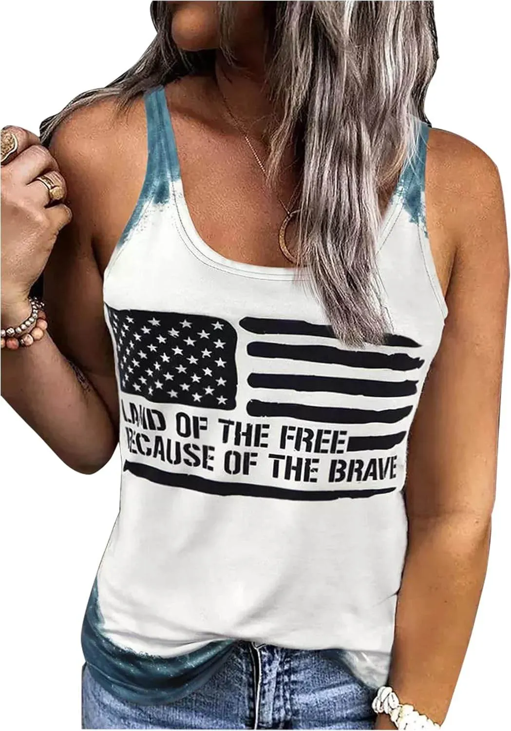 Womens Mandala Vintage Graphic Racerback Tank Tops Summer Casual Loose O-Neck Tanks Vest Vacation Classic-Fit Shirt Cami