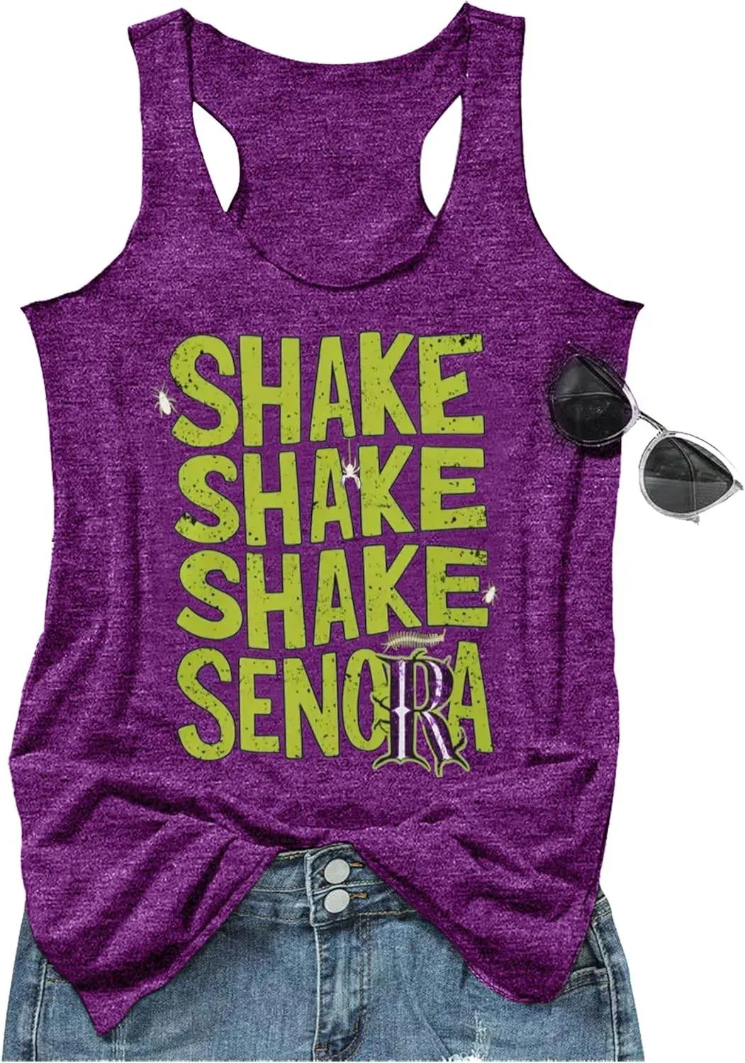 Womens Mandala Vintage Graphic Racerback Tank Tops Summer Casual Loose O-Neck Tanks Vest Vacation Classic-Fit Shirt Cami