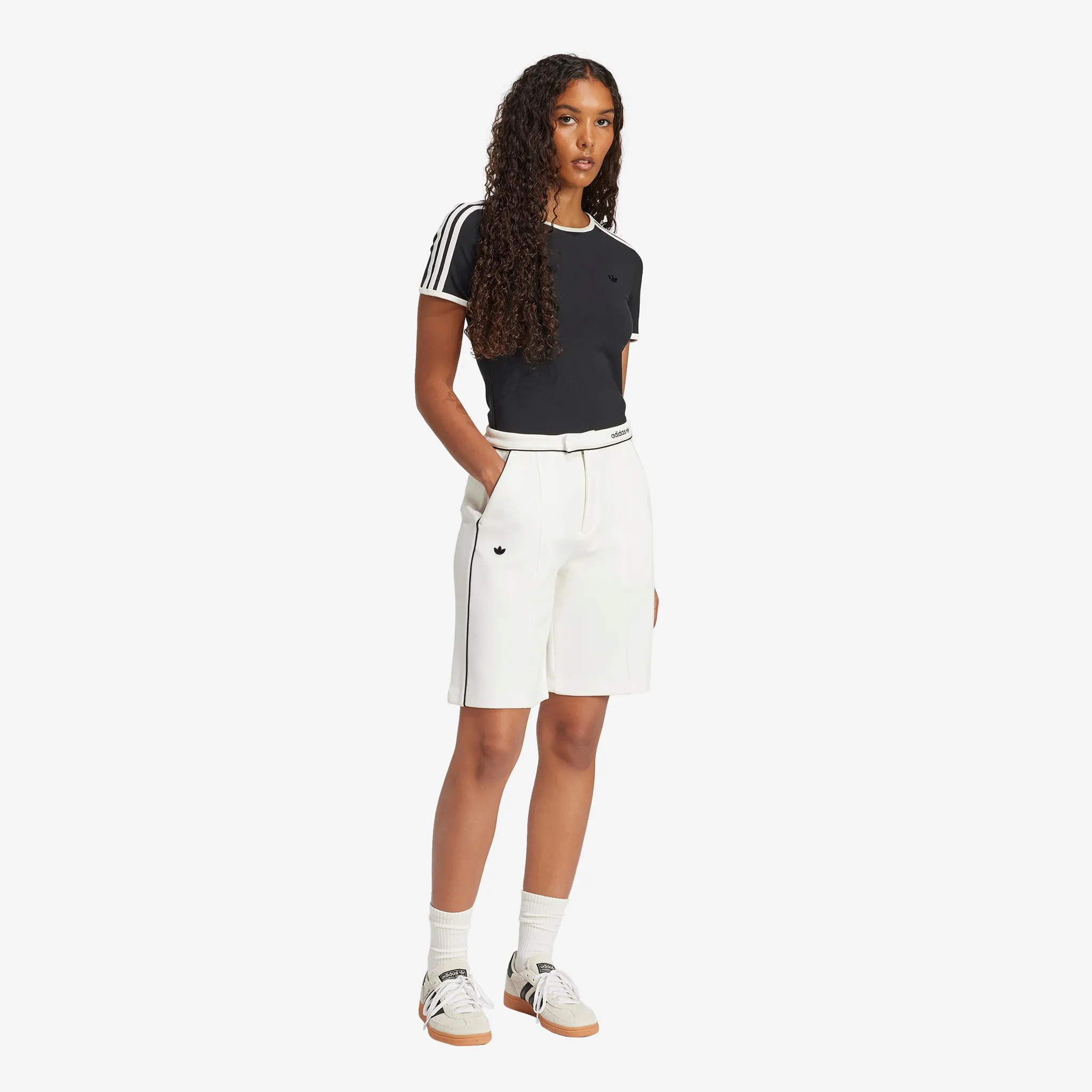 Women's Premium Tailored Bermuda Shorts Off White