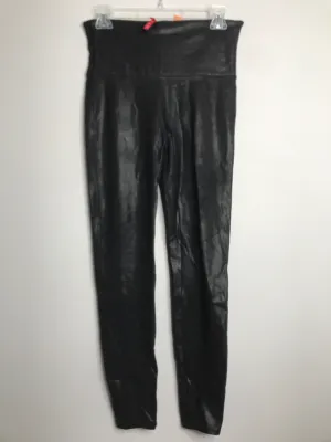 Womens Size Lg Misses Black spanx Leggings