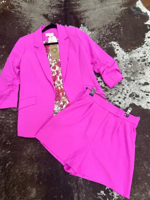 Women’s Violet Tailored Shorts