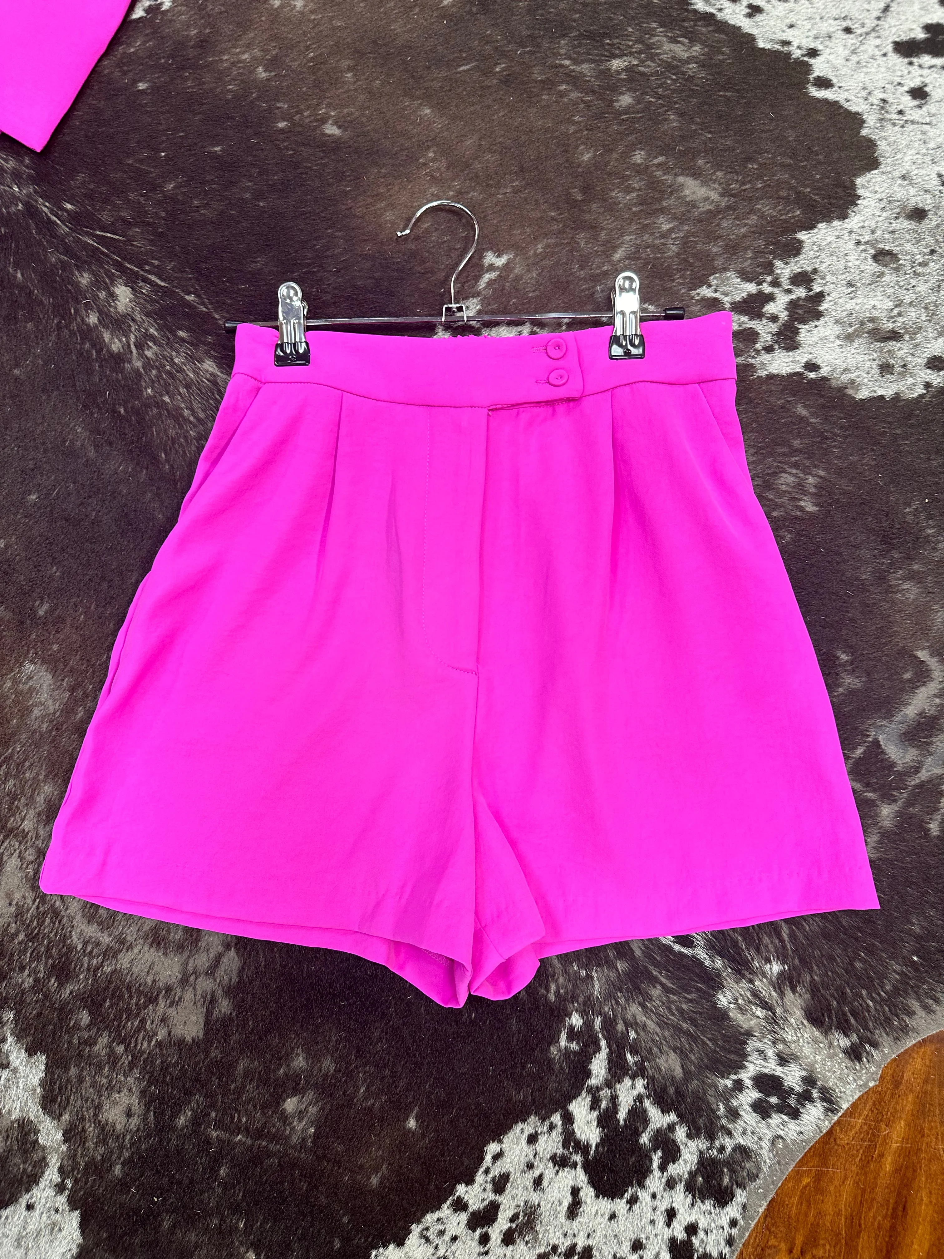Women’s Violet Tailored Shorts