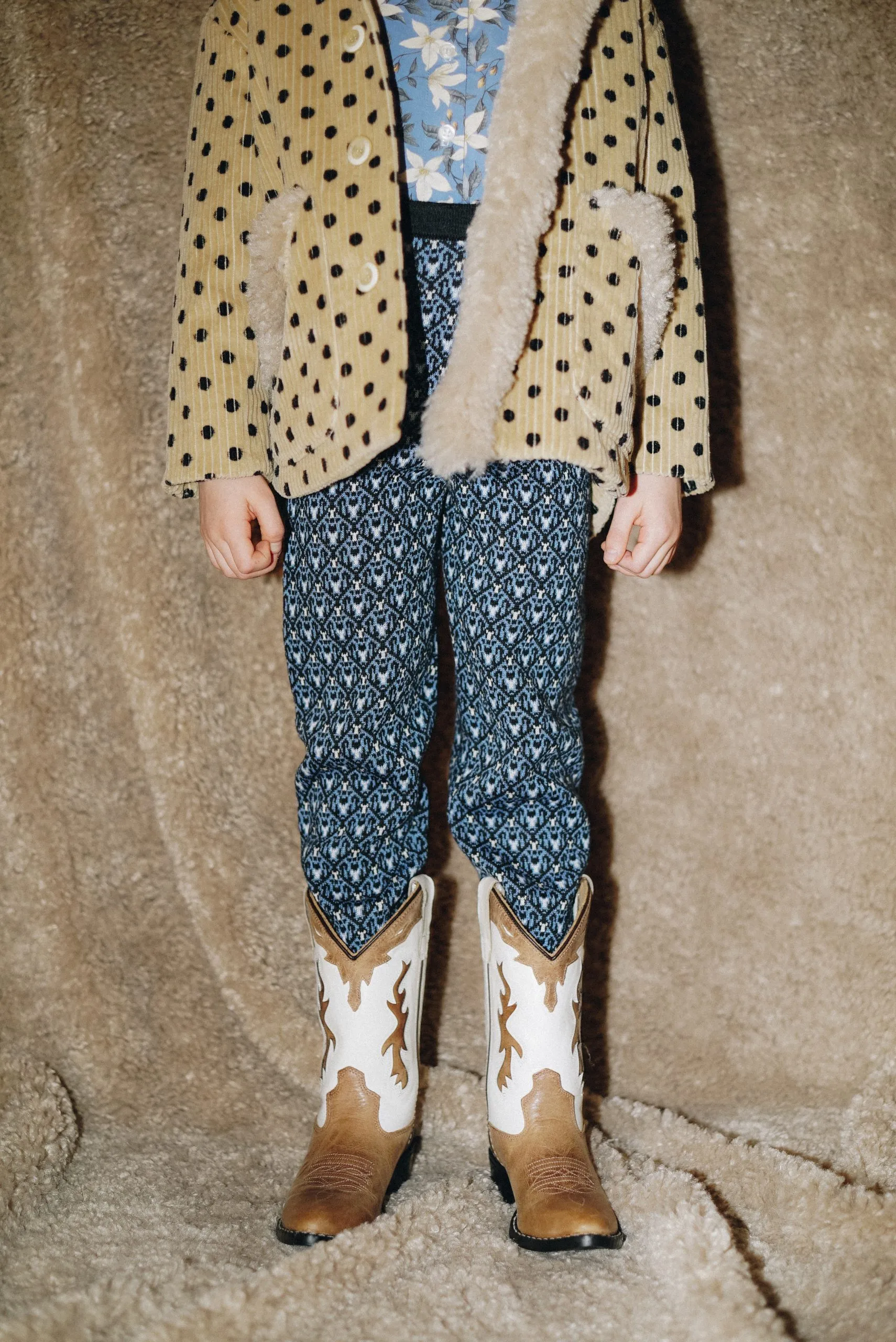 Wool Trousers Glacier Blue