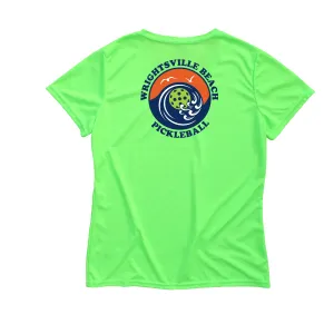 Wrightsville Beach Pickleball Ladies Performance T-Shirt-Back Logo