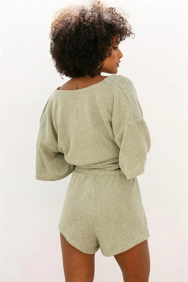 Wyatt Shorts - Khaki Knit