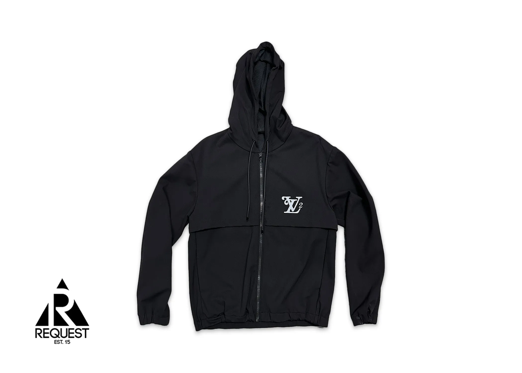 x Nigo LV Squared Zip Up Jacket "Black"