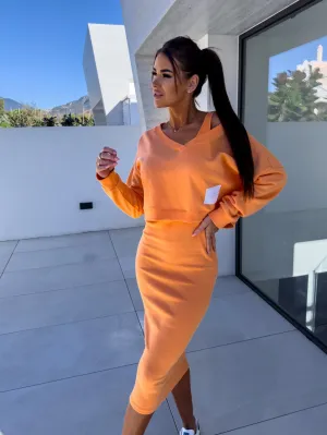 Ximena® | Casual Sweatshirt And Dress Set