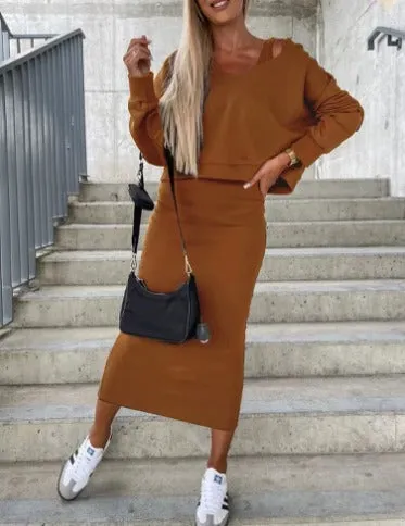Ximena® | Casual Sweatshirt And Dress Set
