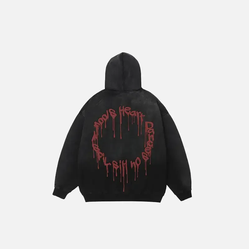 Y2K Vintage Cotton Zip-Up Hoodie