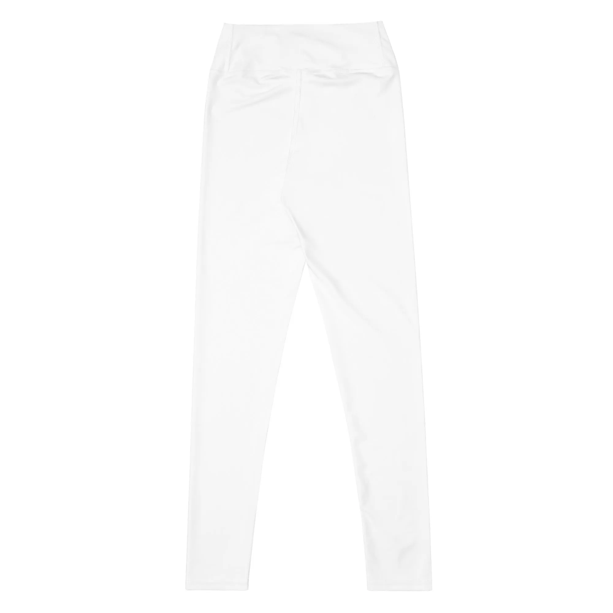 Young-Elite comfortable White Leggings with Signature Logo