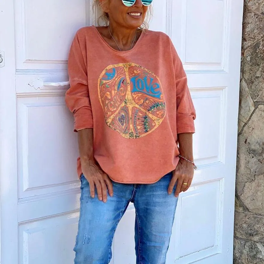 Zara® | Orange Happy Days sweatshirt