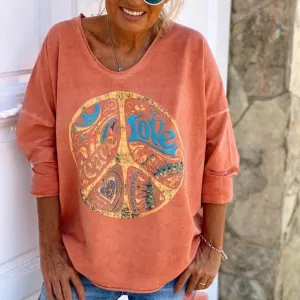 Zara® | Orange Happy Days sweatshirt