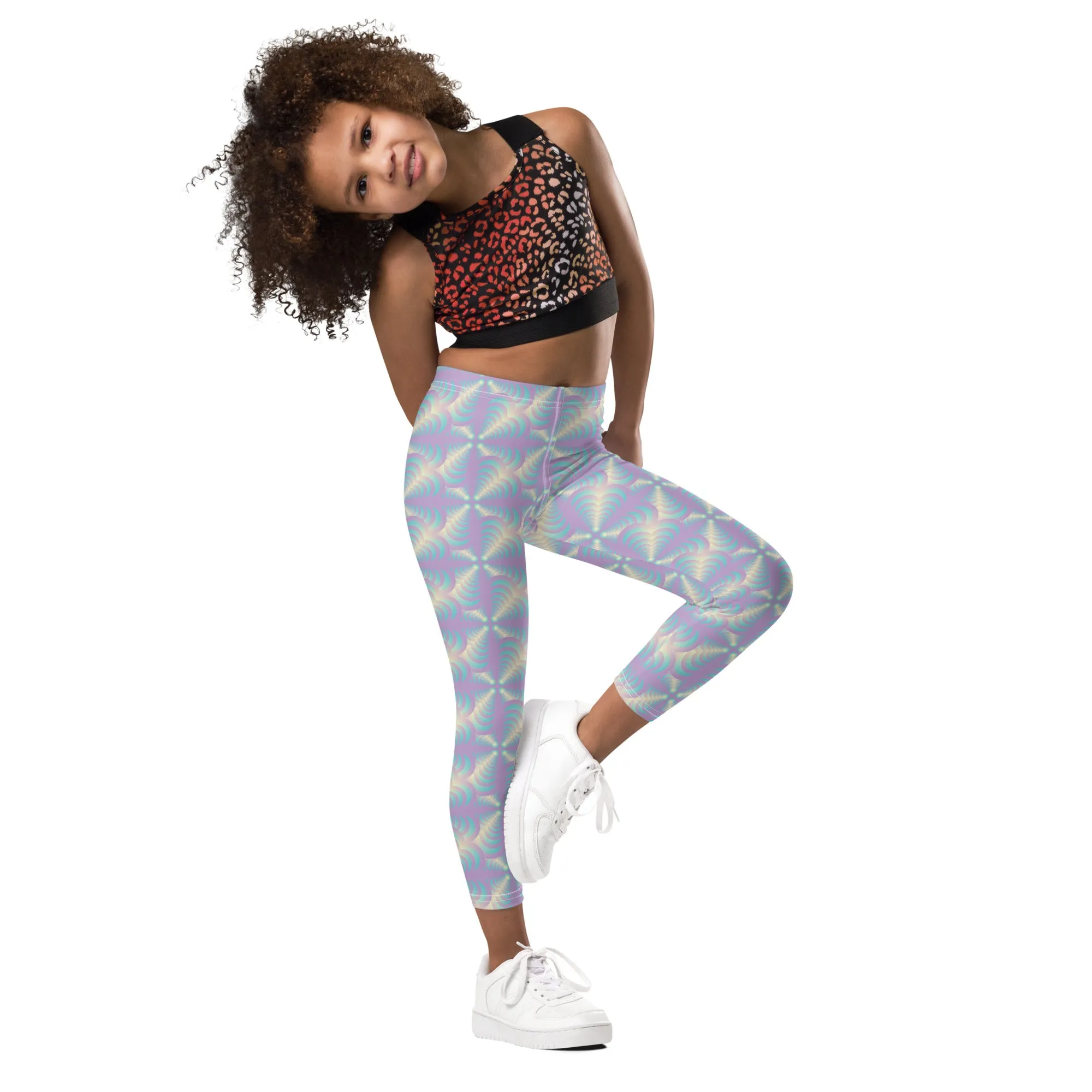 Zebra Love™ light multi-gradients Kid's Leggings