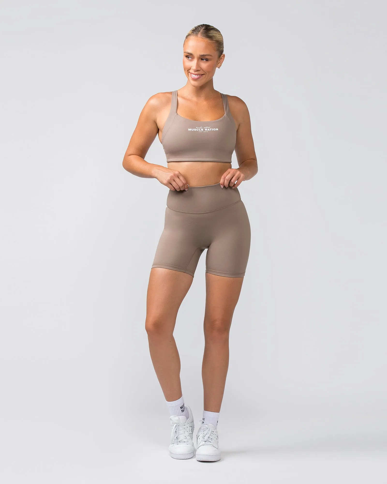 Zero Rise Everyday Bike Shorts - Mushroom