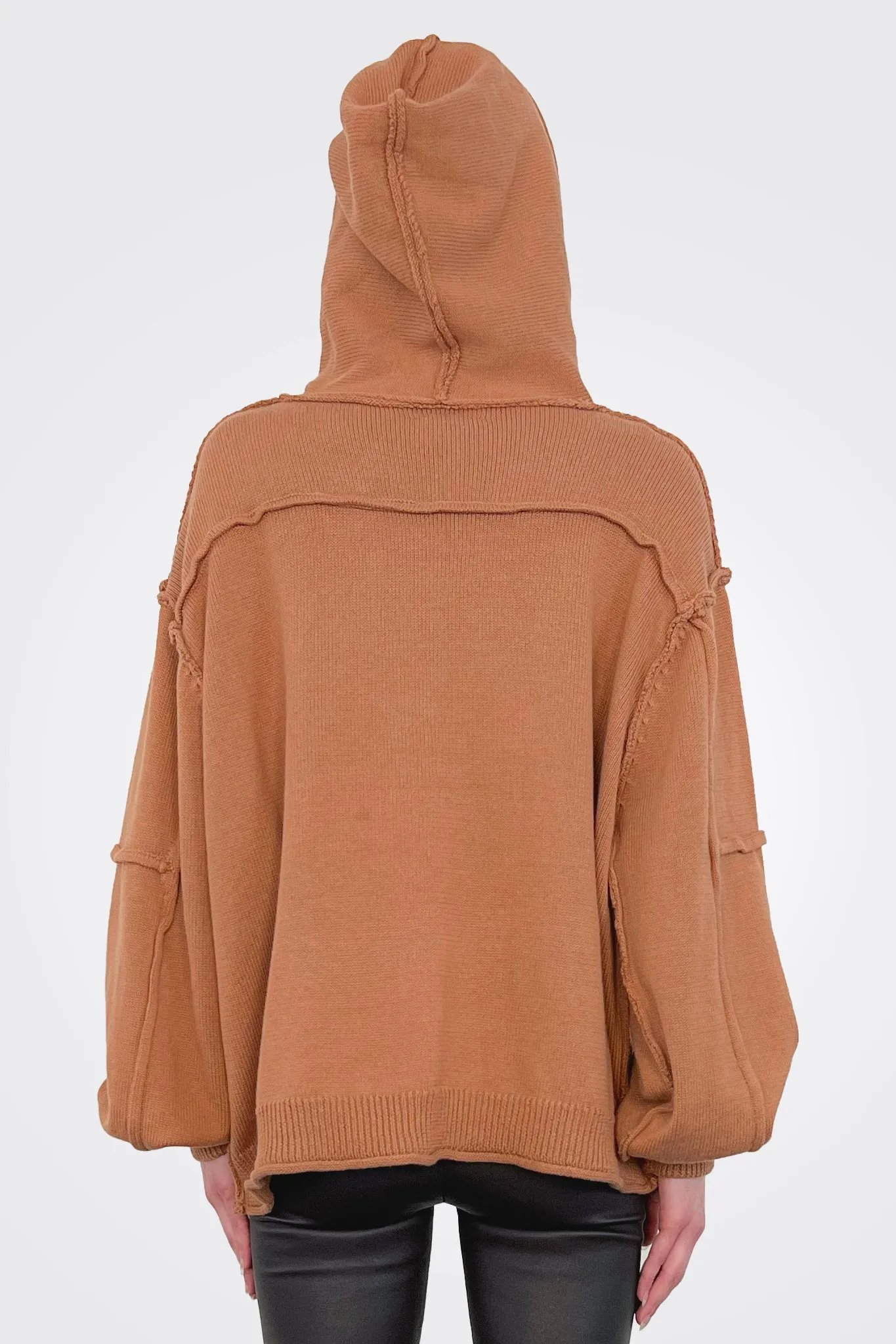 Zip Up Hoodie - Cinnamon